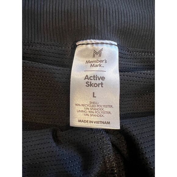Women's Member's Mark Black Skort Size L - Picture 6 of 6